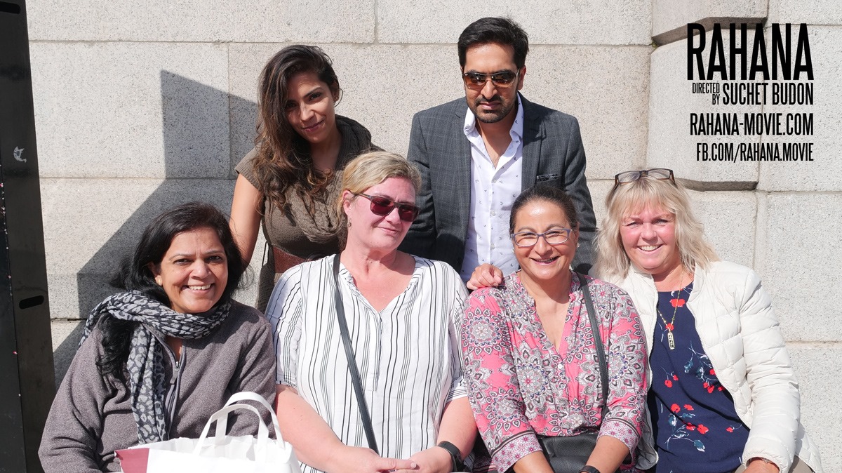 Professor Manohar Singh Kapadia at a study tour in Israel, with colleagues from the Delhi University and his wife Aanya and mother-in-law Reshma